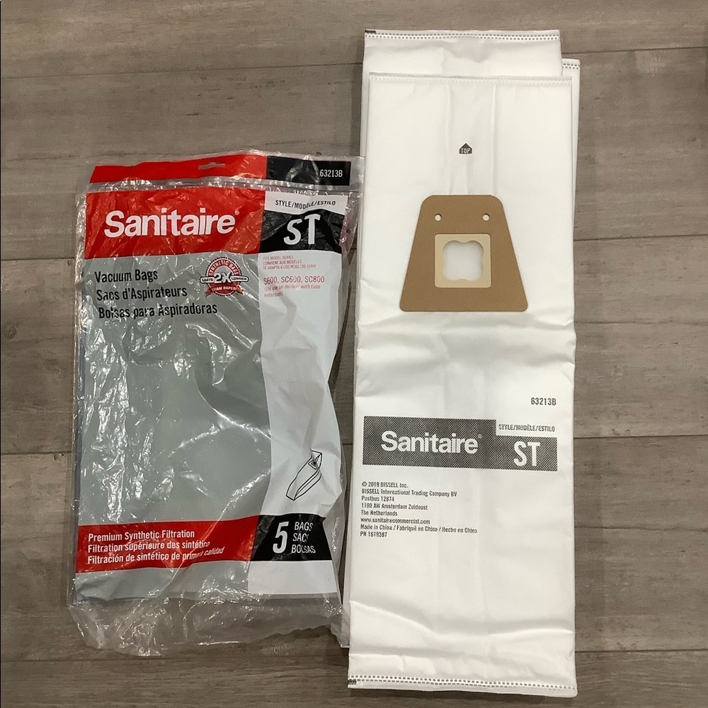 Sanitaire 12 Bags Style ST Disposable Vacuum Bissell SC600 & SC800 Series 63213 - Picture 7 of 8